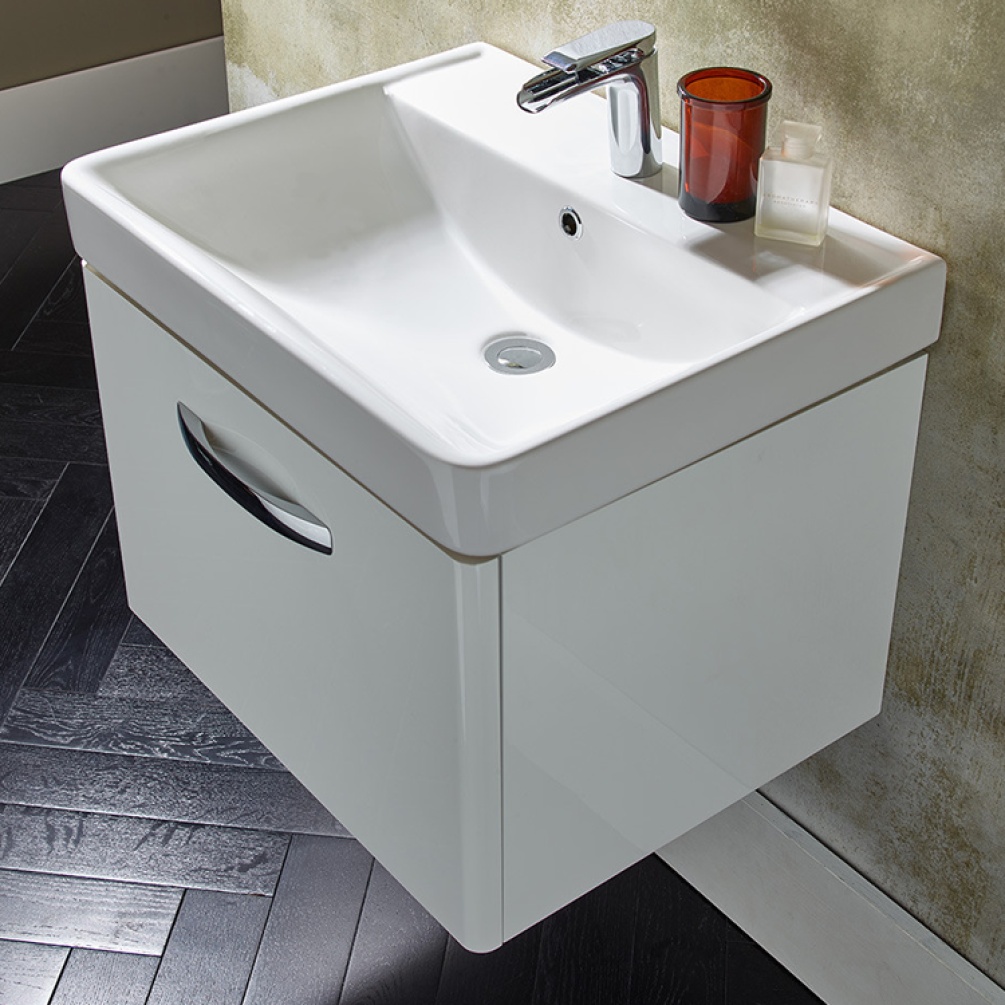 Photo of Tavistock Compass 600mm Wall Mounted Unit & Basin Lifestyle Image