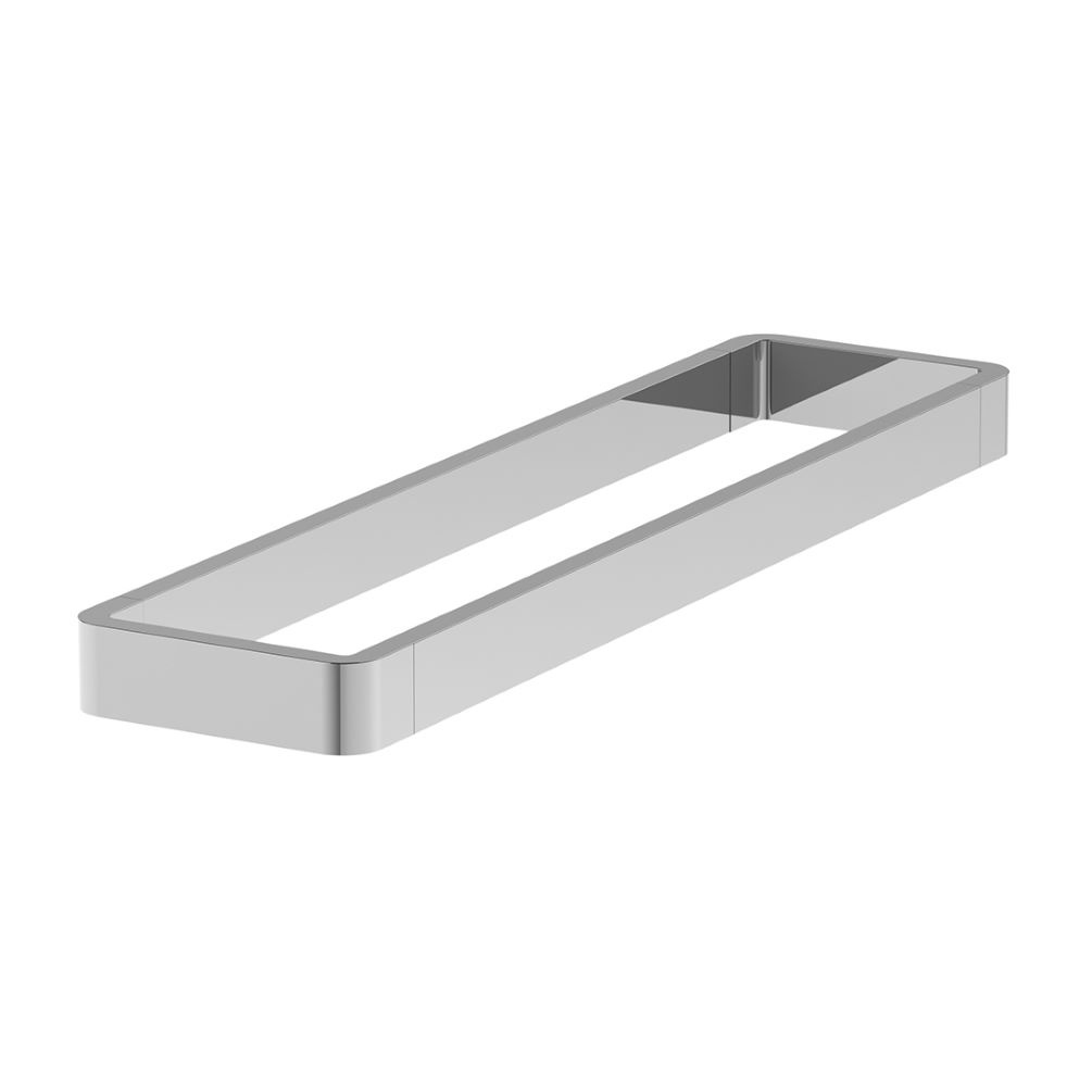 Cut out image of Vado Cameo Muse Chrome Wall Mounted 450mm Towel Bar or Shelf Frame