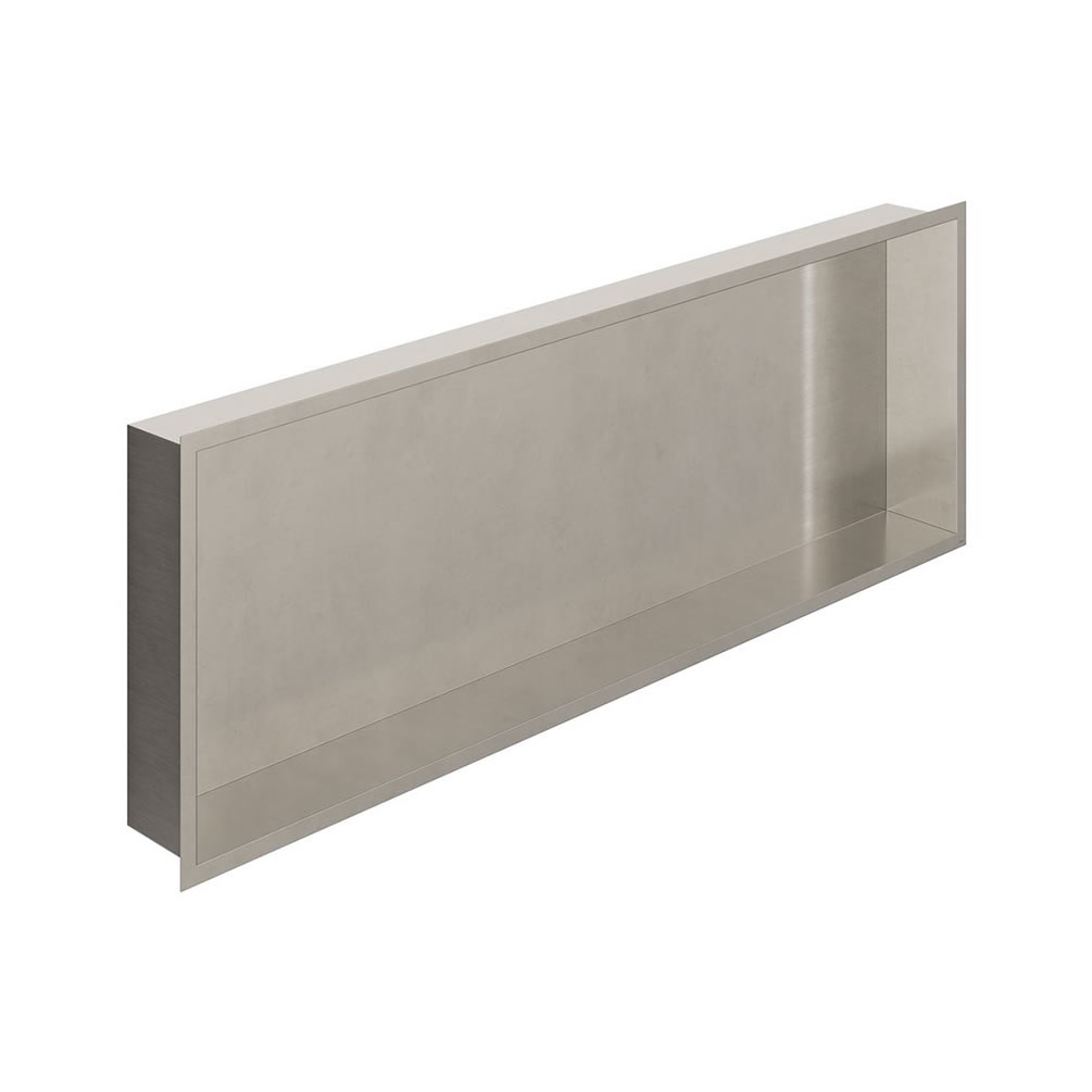 Vado Muse 923 x 323mm Stainless Steel Shower Niche