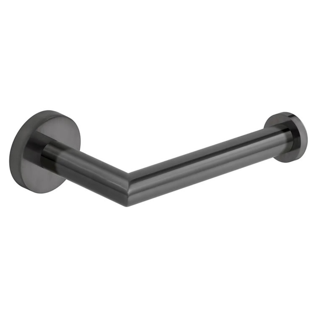 Cutout image of Vado Individual Spa Brushed Black Toilet Roll Holder