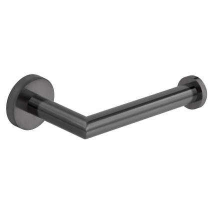 Cutout image of Vado Individual Spa Brushed Black Toilet Roll Holder