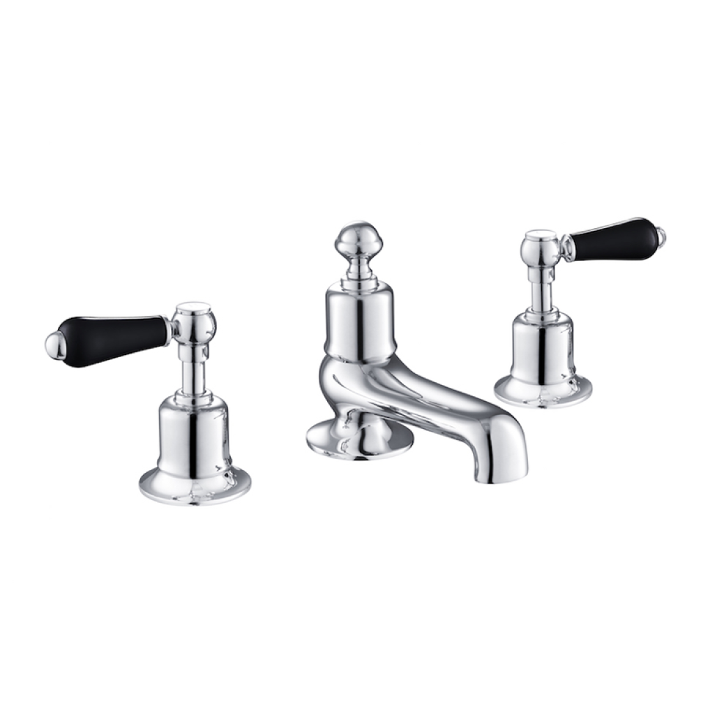 Photo of JTP Grosvenor Lever 3TH Deck Mounted Bath Filler - Cutout Photo