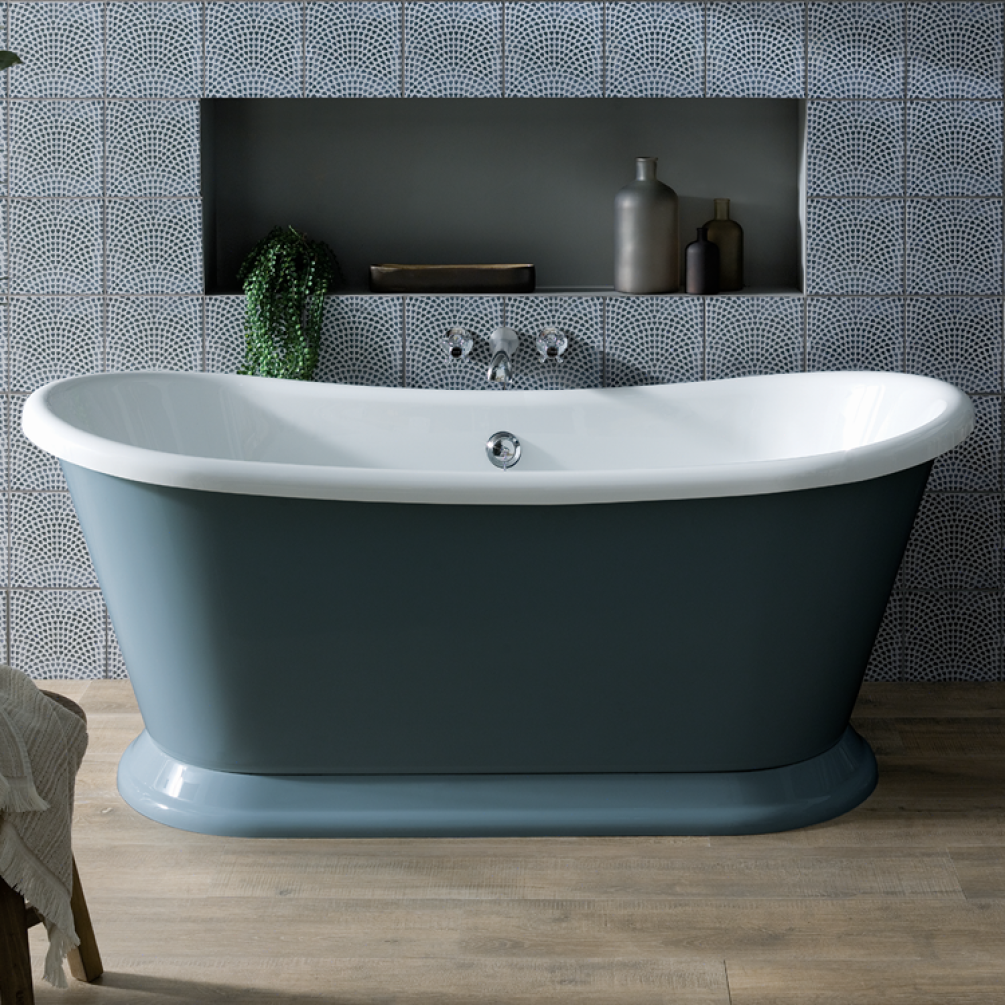 Lifestyle Photo of Bayswater Boat Bath in Stiffkey Blue