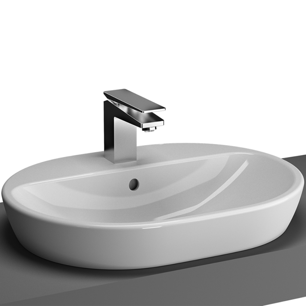 Vitra Designer M-Line 600mm Oval Bowl With Tap Ledge -Product Image