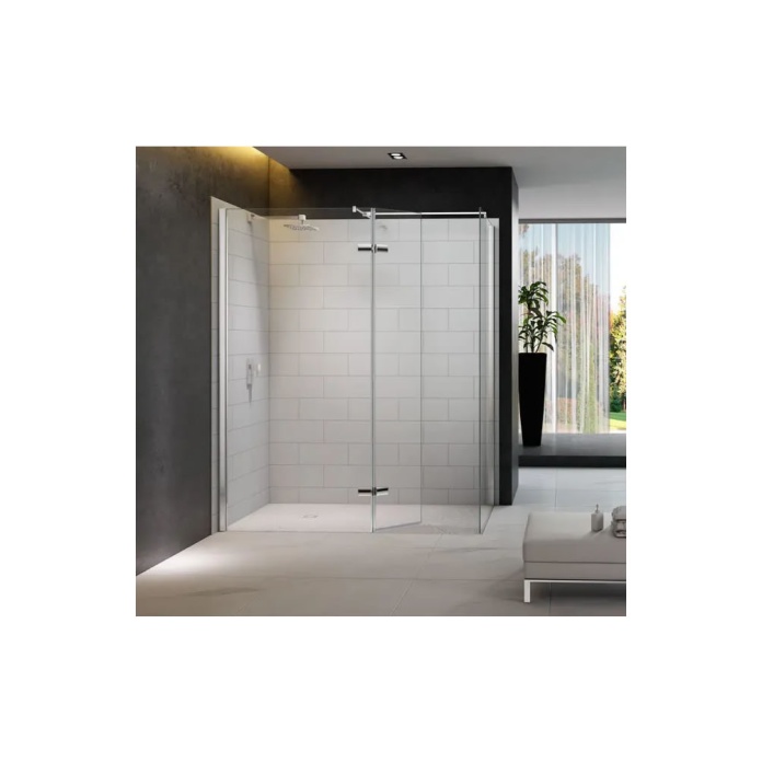 Merlyn 8 Series 1500 x 900mm Walk-In Shower Enclosure & Swivel Panel