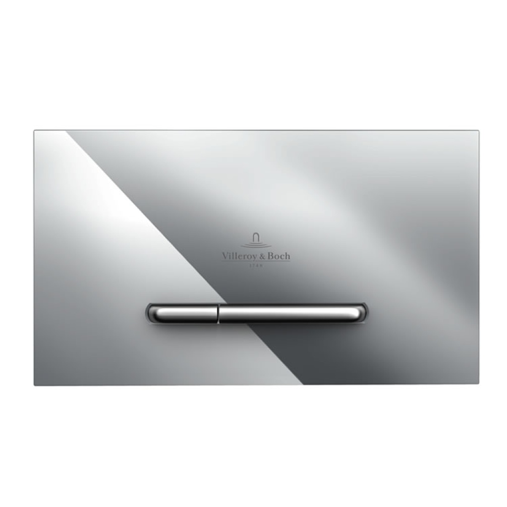 Photo of Villeroy and Boch Viconnect E300 Chrome Dual Flush Plate