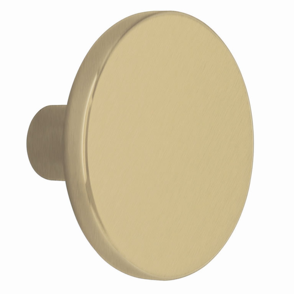 Cutout image of Crosswater Modern Round Furniture Handle Brushed Brass