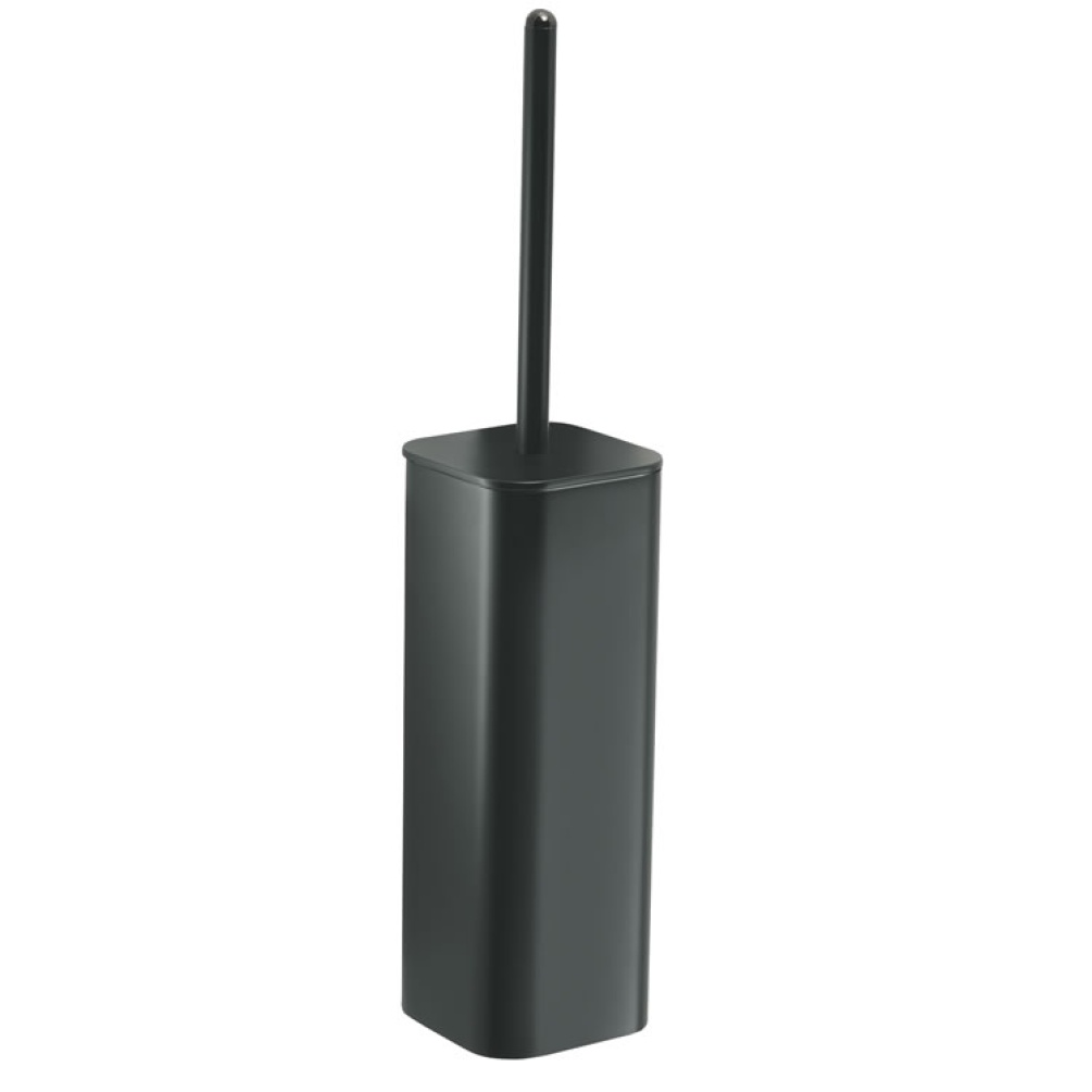 Cutout image of Origins Living Gedy Outline Freestanding WC Brush Set black.