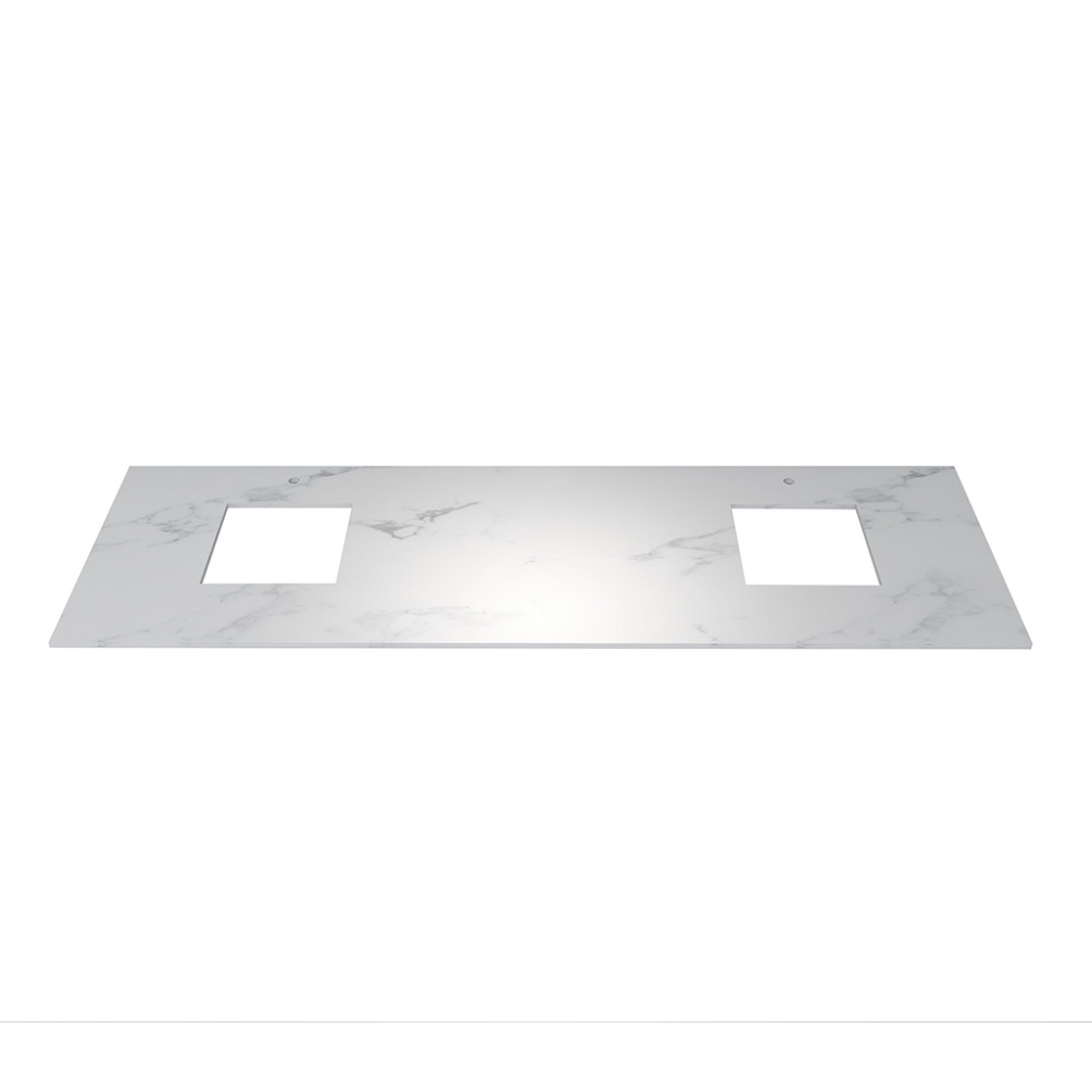 Imex Ravine Slate 1500mm Wall Mounted Two Drawer Double Vanity Unit