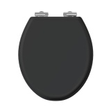 Burlington Guild Matt Black Soft Close Toilet Seat