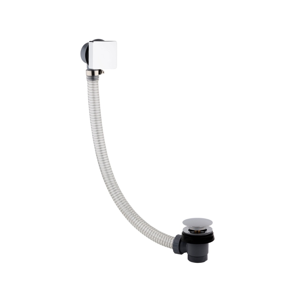 Product Cut out image of the JTP Hix Chrome Click Clack Bath Waste