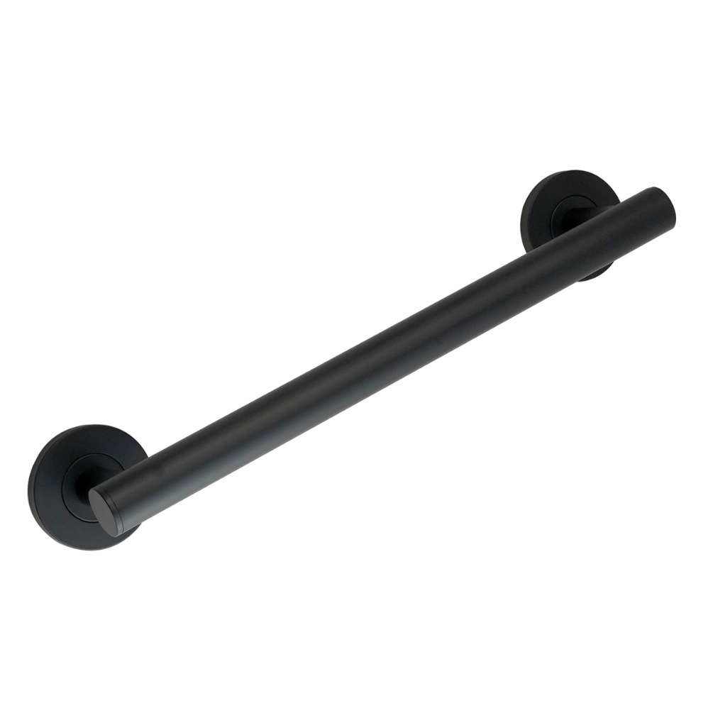 JTP Vos Matt Black 300mm Grab Bar Cut Out