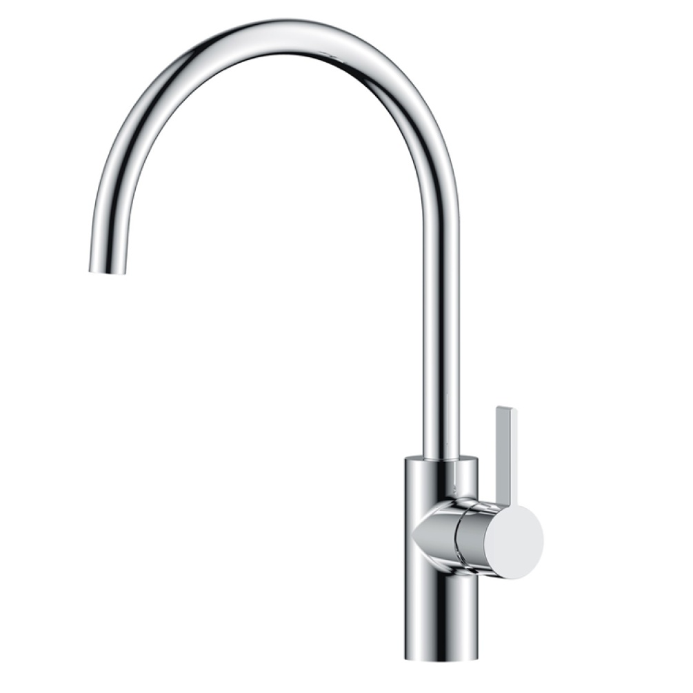 JTP Chrome Single Lever Kitchen Sink Mixer