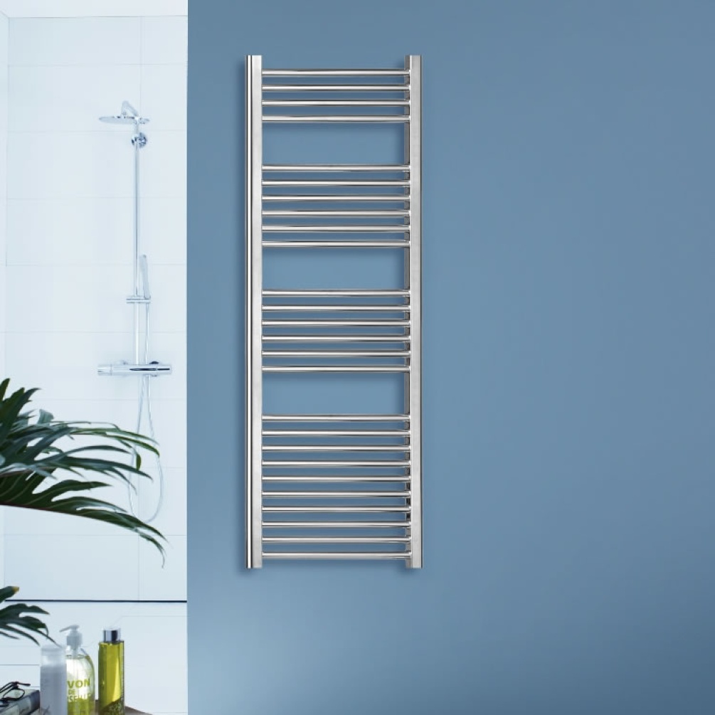 Redroom By Barwick Elan Straight Chrome Designer Radiator Image 1