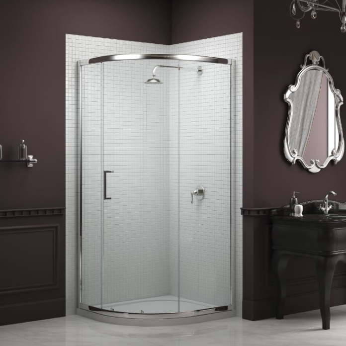 Sommer 8 Quadrant 900mm Single Door Shower Enclosure