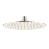 Photo of JTP Inox Brushed Stainless Steel Glide 200mm Slim Round Shower Head Cutout