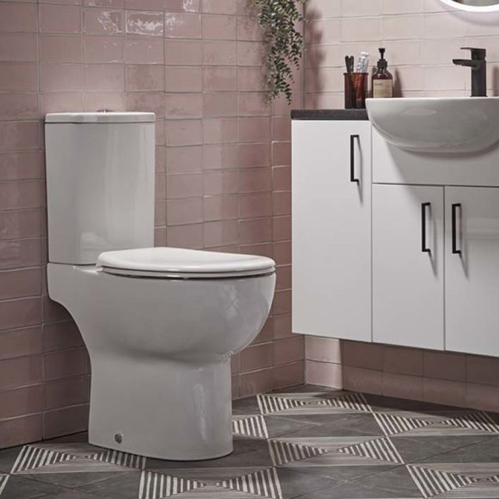 Tavistock Loft Comfort Height Rimless Close Coupled WC - Lifestyle