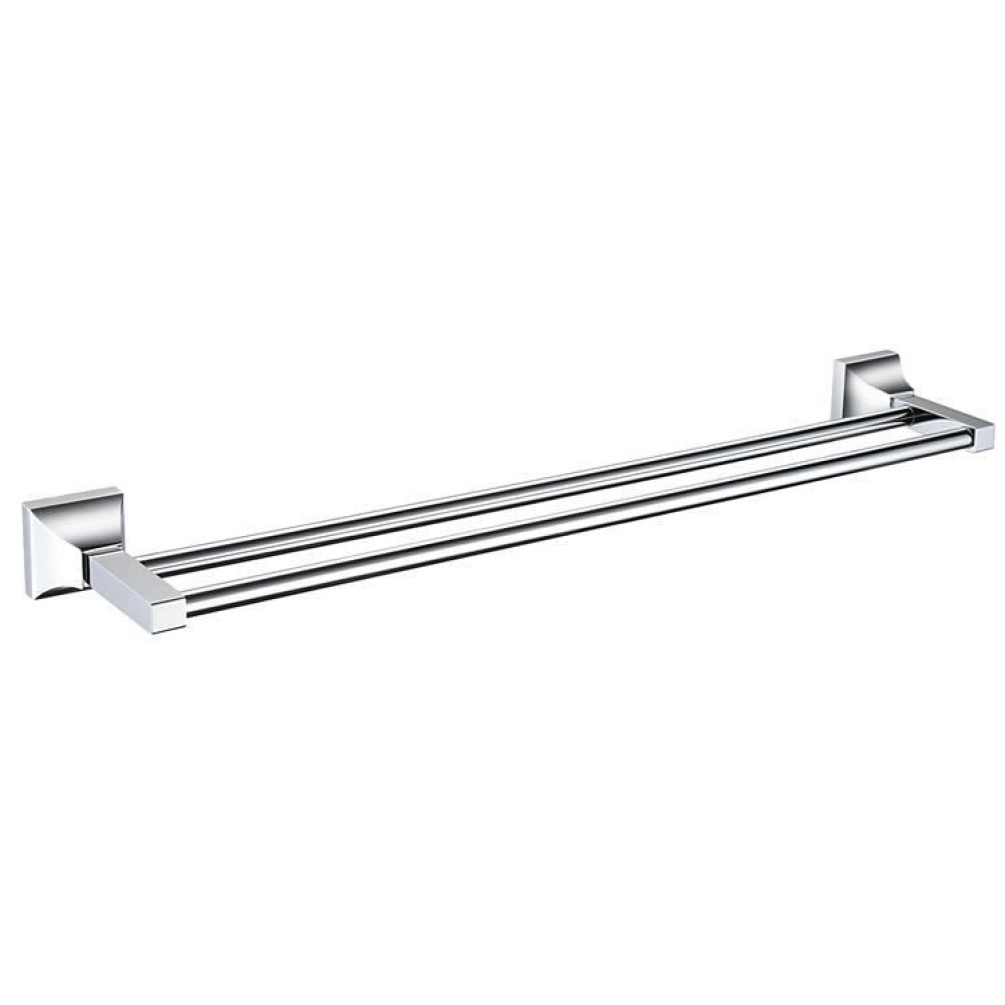 Heritage Chancery Chrome Double Towel Rail Image