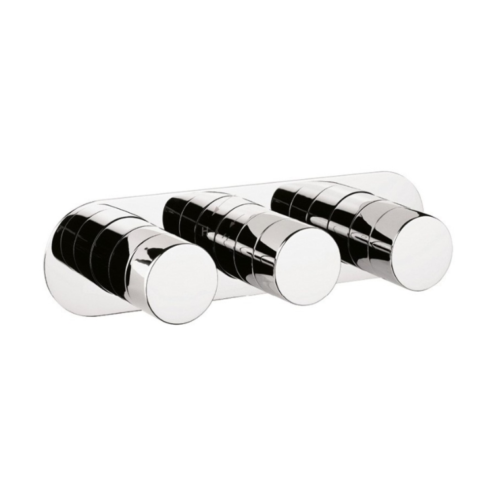 Product Cut out image of the Crosswater Drift Landscape 2 Outlet 3 Handle Thermostatic Shower Valve