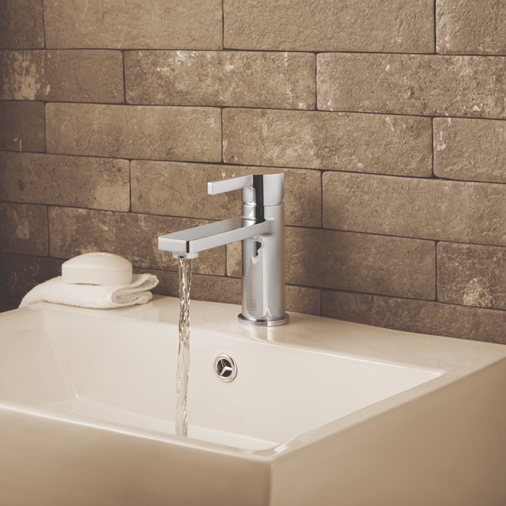 Lifestyle Photo of JTP Hugo Chrome Single Lever Basin Mixer