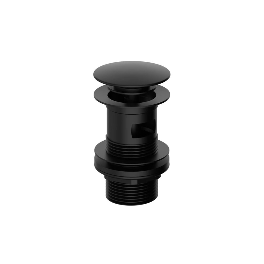 Abode AB2641 Basin Clicker Waste - Unslotted In Matt Black Spare Parts - View #4