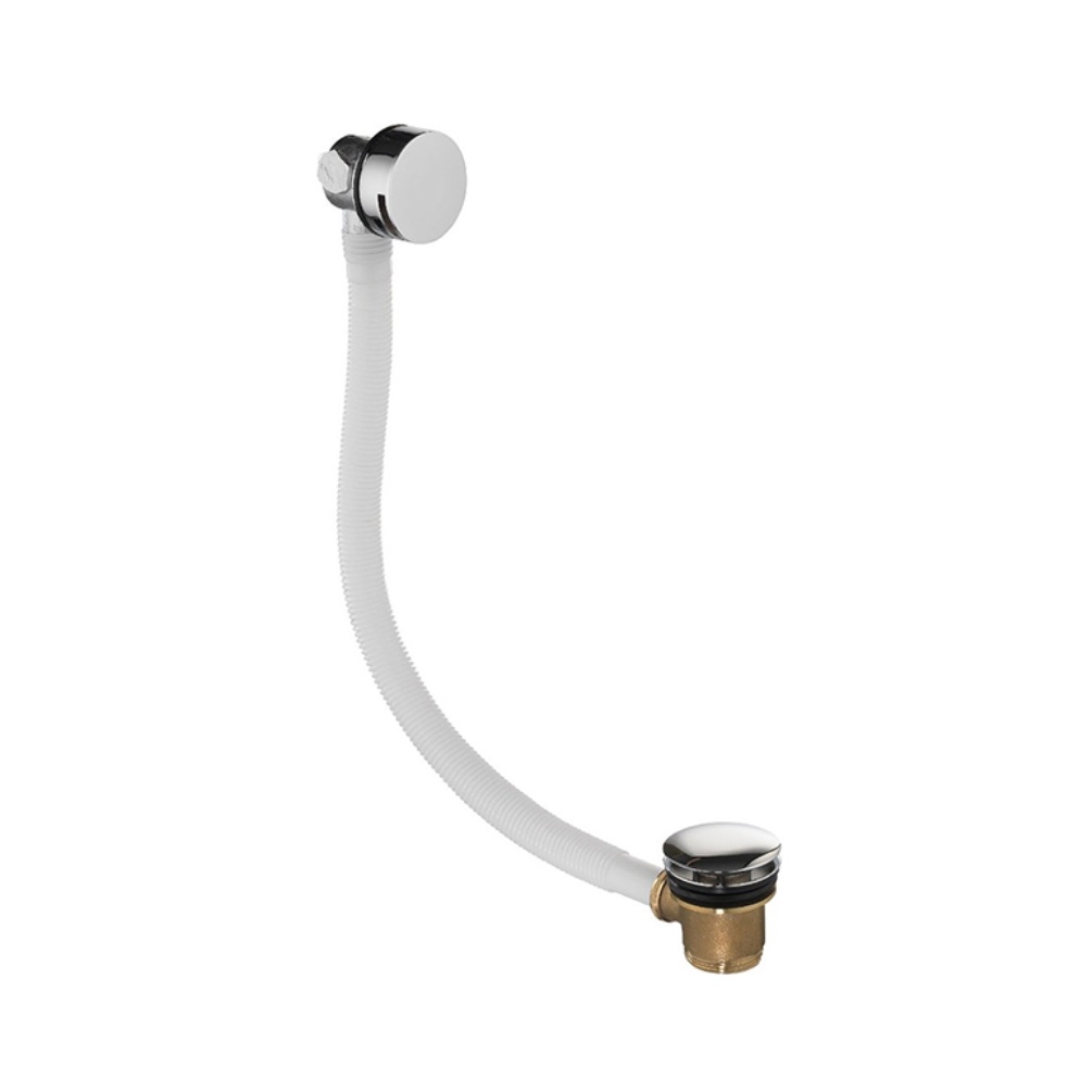 Imex Ravine Black 1700mm Back To Wall Freestanding Bath