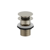 Product Cut out image of the Burlington Brushed Nickel Click Clack Basin Waste