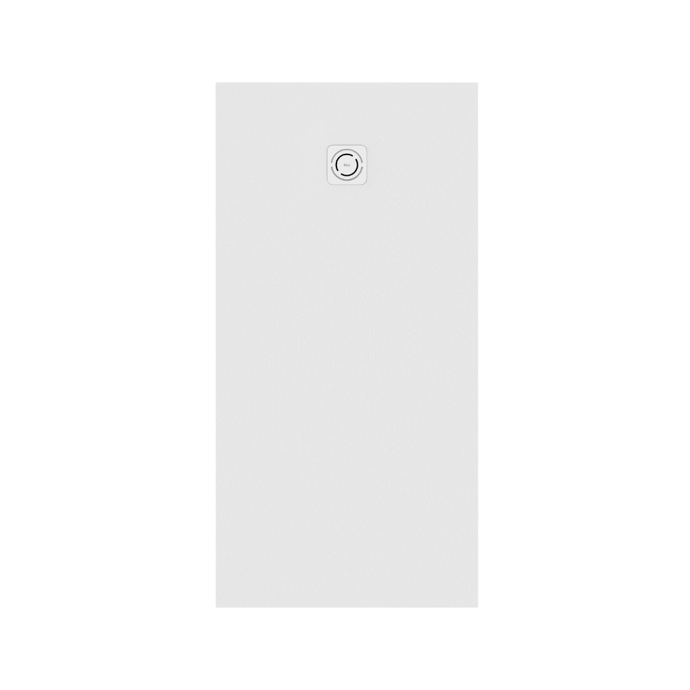 Image of the Roca Terran-N Stonex 1200mm x 800mm White Shower Tray with Waste