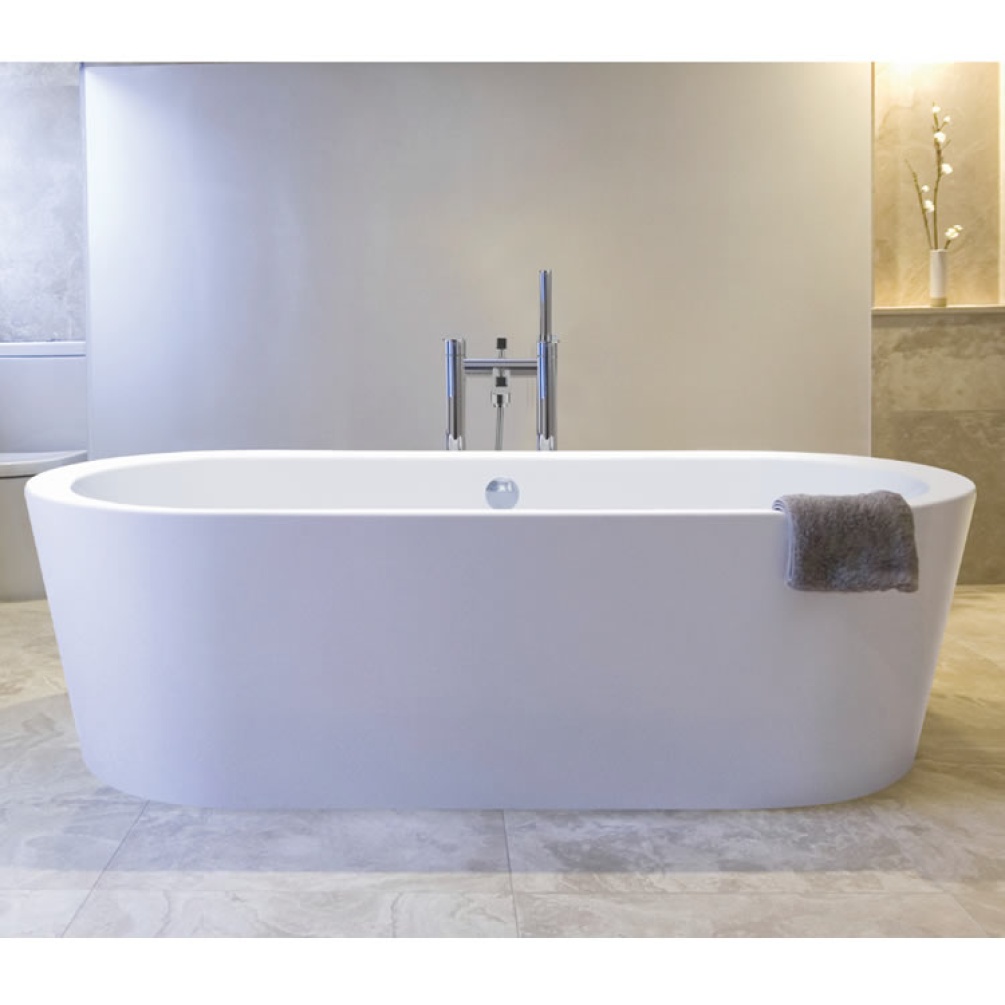 BC Designs Plazia 1780mm Acrylic Freestanding Bath