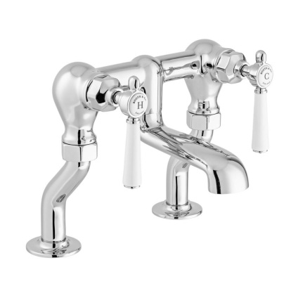 Booth & Co. Axbridge Lever Chrome Bath Filler