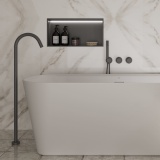Crosswater Slate Freestanding Bath Spout - Lifestyle Image 1