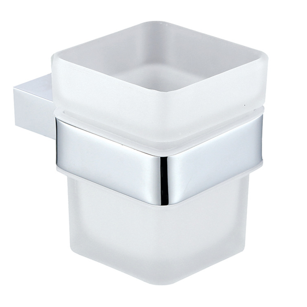 Image of The White Space Legend Chrome Tumbler and Holder
