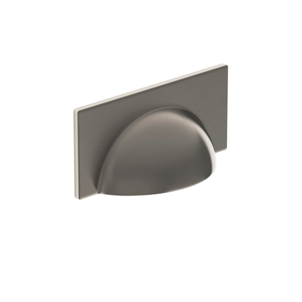 Heritage Brushed Nickel Plated Cup Handle