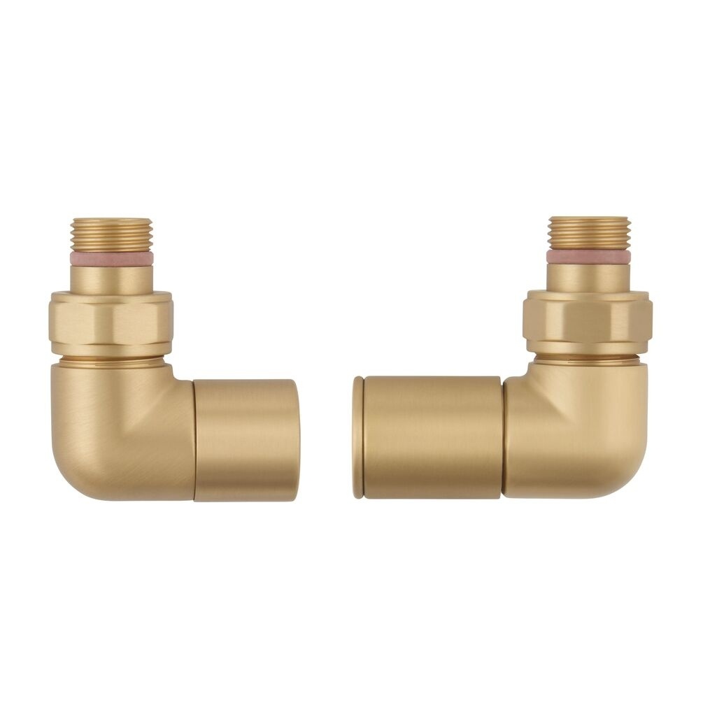 Cut out image of the The Sussex Range by JIS Light Brushed Brass Profile Valves