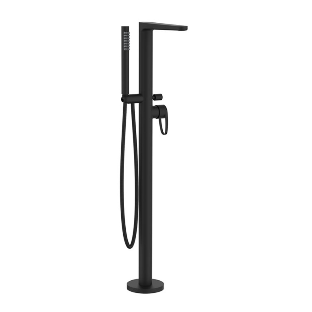 Crosswater Lazo Matt Black Floorstanding Bath Shower Mixer