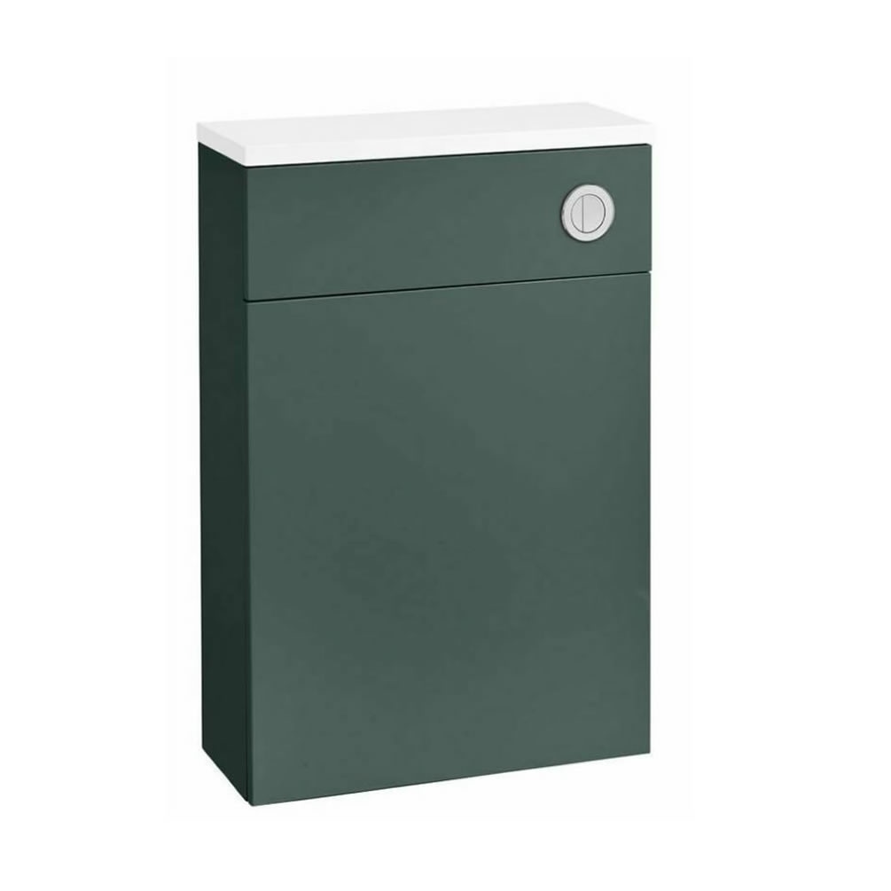 Tavistock Compass Matt Viridian Green Back to Wall WC Unit & Worktop