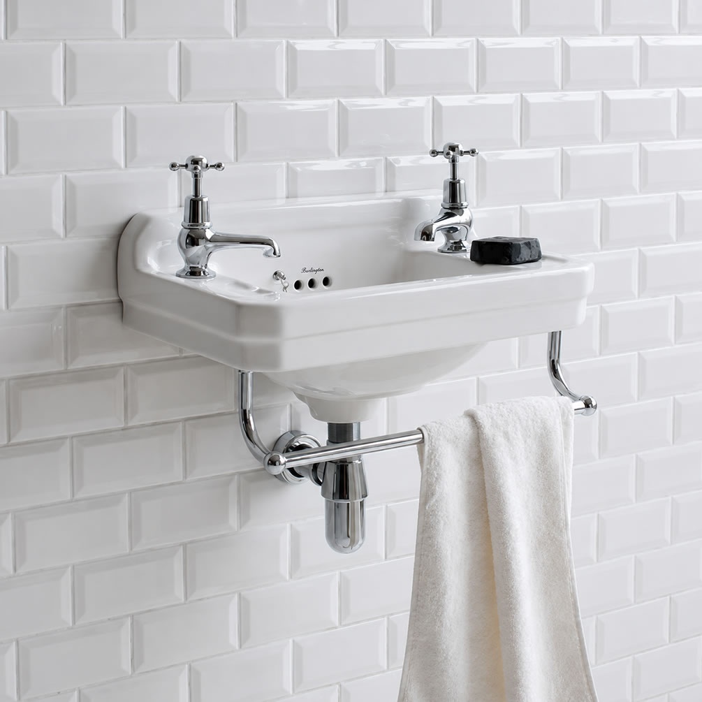 Lifestyle image of Burlington Edwardian Cloakroom 515mm Basin
