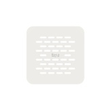 Cut out image of the Roca Terran-N Brick White Drain Cover