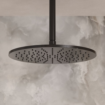 Lifestyle image of Crosswater 3ONE6 316 Slate 300mm Round Shower Head