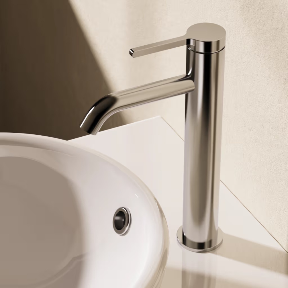 Crosswater Mada Chrome Slim Washbowl Basin Tap Lifestyle