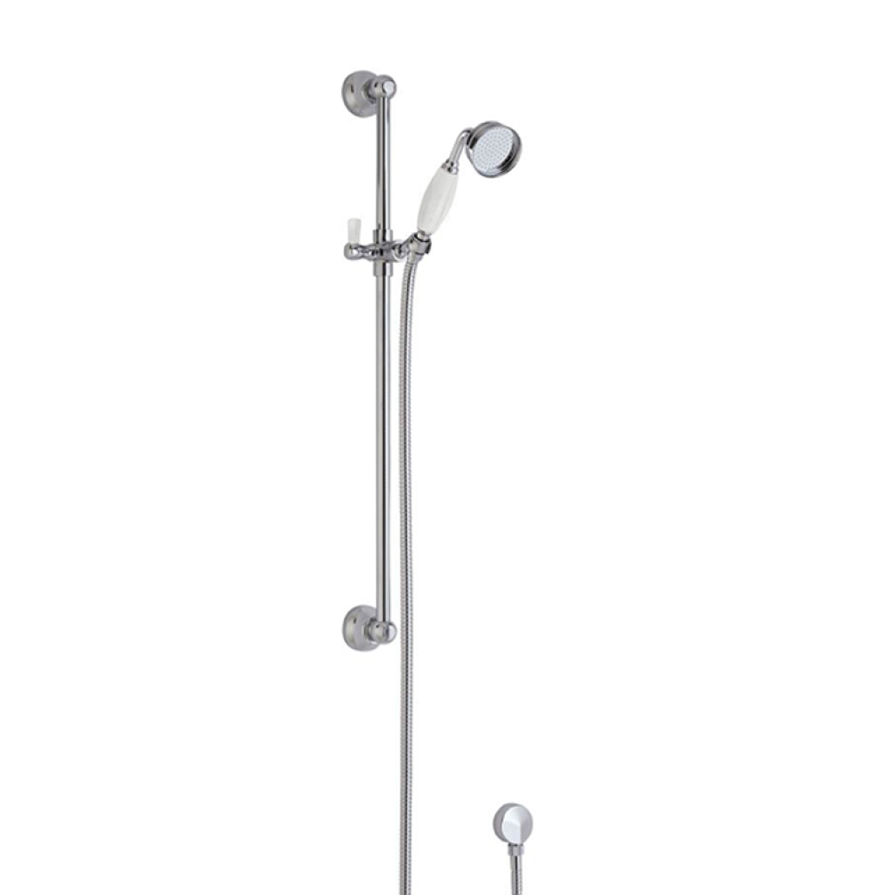 Photo of Bayswater White & Chrome Slider Rail Kit