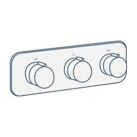 iconography image of a thermostatic shower mixer valve