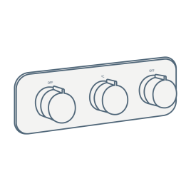 iconography image of a thermostatic shower mixer valve