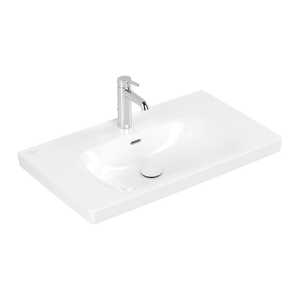Cutout image of Villeroy & Boch Skyla 800mm Wall-Mounted Basin