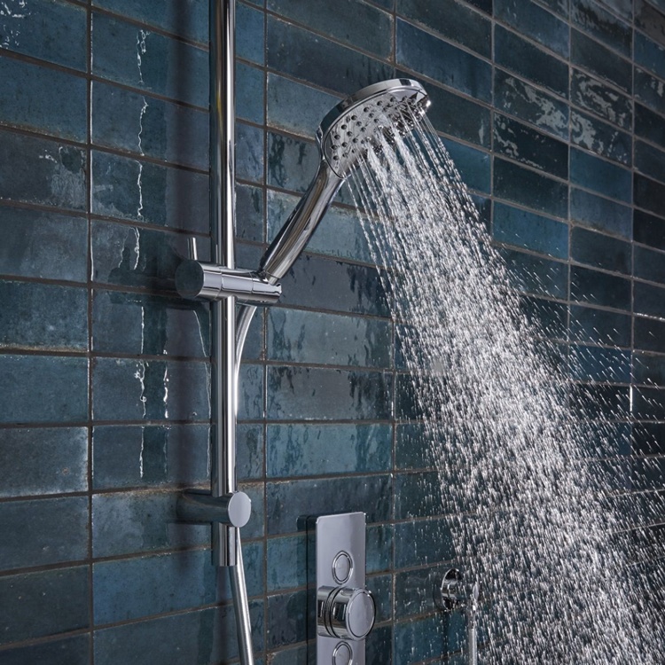 Tavistock Axiom Dual Function Push Button Shower Valve With Head