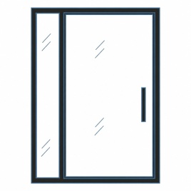 matt black shower doors iconography image illustrating matt black shower enclosures, doors and screens