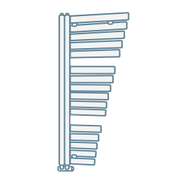 iconography image of a towel rail for bathroom towel rails and radiators category