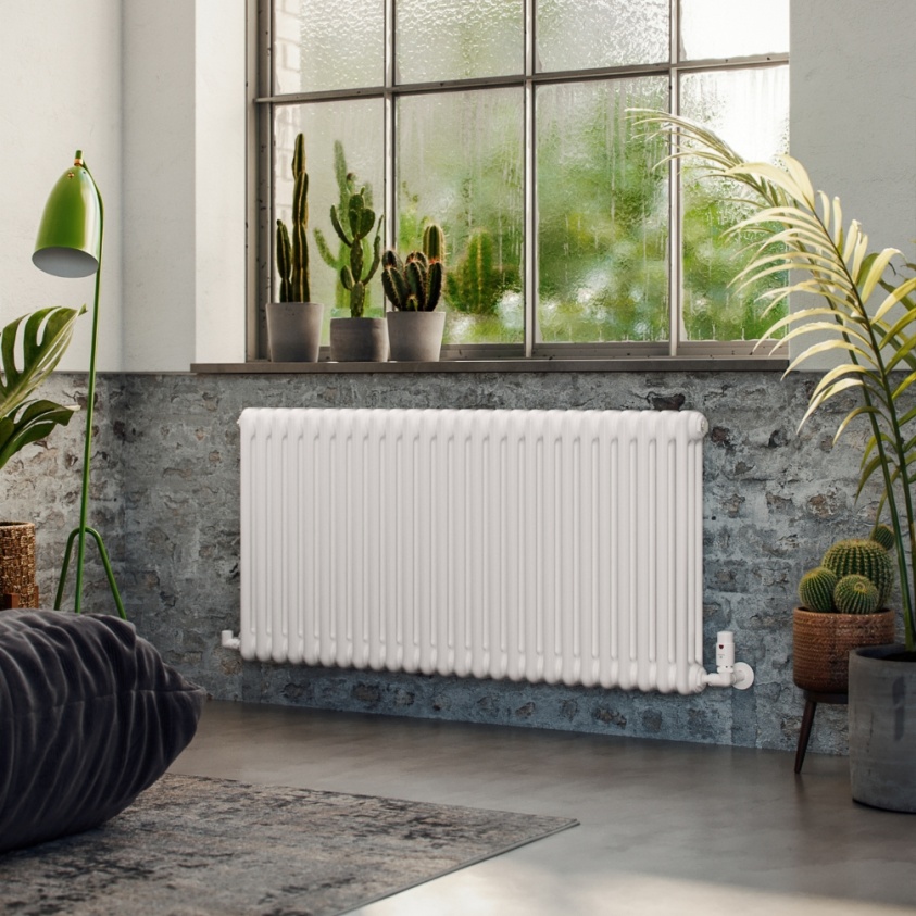 Triple Column Radiator Milano Windsor Anthracite Radiator Electric - Main Image