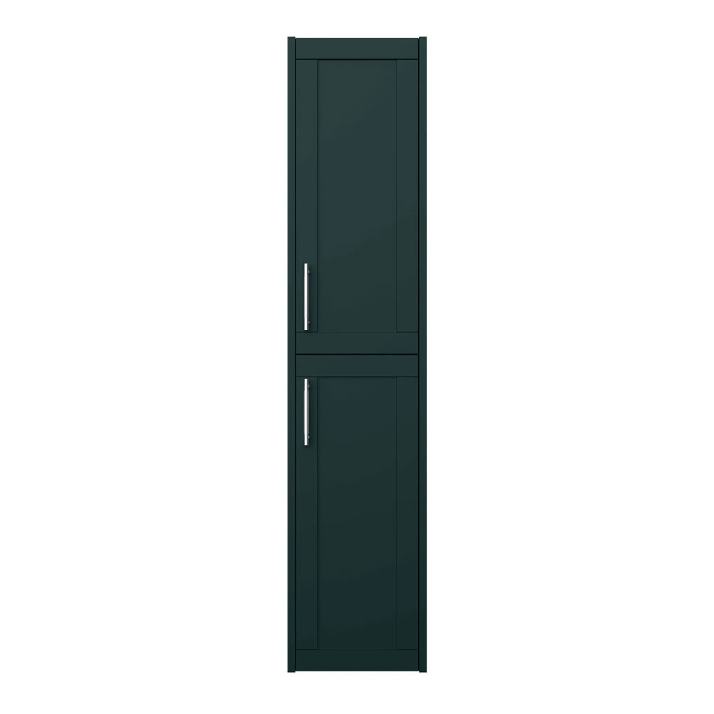 Heritage Lynton Classic Green Wall Mounted Tall Cabinet