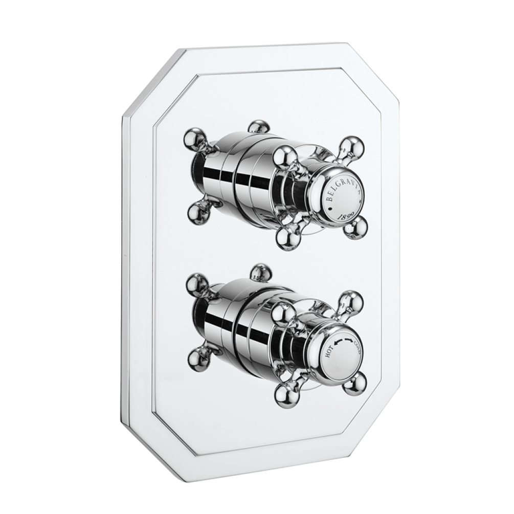 Photo of Crosswater Belgravia Crosshead Chrome Crossbox 2500 Valve - Cutout